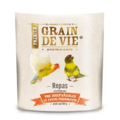Mélange pour petits perroquets et oiseaux premium Grain de Vie - 850 g