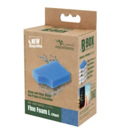 Mousse de filtration fine pour aquarium coloris bleu Aquatlantis B-Box fine foam - Taille L