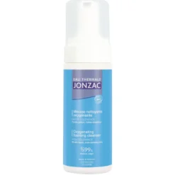 Mousse nettoyante oxygénante bio en flacon pompe Eau Thermale Jonzac – 150 ml