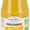 Moutarde au miel et aux épices bio en pot de 200 g