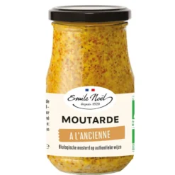 Moutarde à l'ancienne bio en pot de 350 g