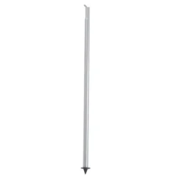 Mât acier laqué avec embouts