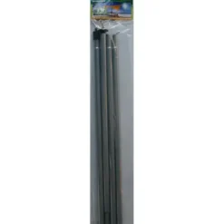 Mât acier laqué avec embouts