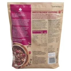 Muesli croustillant framboise et chocolat bio Favrichon - 1 kg