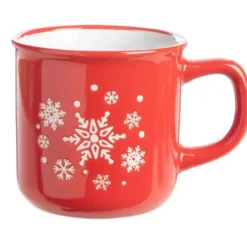 Mug décor étoile en grès Kaemingk - 9,40 x 7,5 x 8 cm