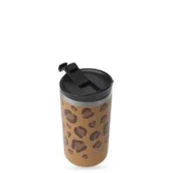 Mug de voyage isotherme Travel Mug en inox coloris marron Qwetch - 350 ml
