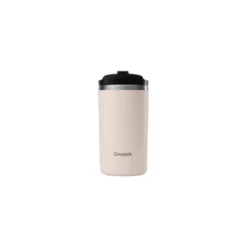 Mug de voyage isotherme Travel Mug en inox coloris beige sable Qwetch - 350 ml