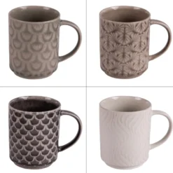 Mug en gré multicolore Eyran - 50 cl (livré aléatoirement parmi 4 modèles assortis)