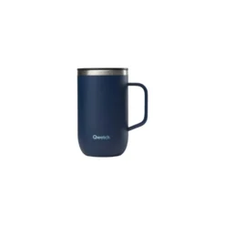 Mug isotherme coloris bleu en inox Qwetch - 470 ml