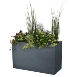 Muret Graphit anthracite L.100 x l.40 x H.60 cm