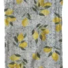 Nappe en coton bleu denim Amalfi avec décor citrons jaunes - 150 x 250 cm