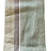 Nappe en coton vert sauge et bleu Olea - 150 x 250 cm