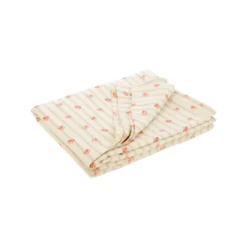 Nappe en coton vert sauge à motif Mirabeau - 150 x 250 cm