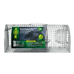 Nasse à souris métallique forme tunnel Protecta Mecanix - 23 x 14 x 10 cm