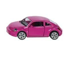 New Beetle rose avec stickers Siku - echelle 1/64e