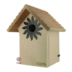 Nichoir la couveuse pour mésanges charbonnières en bois 20 x 22 x 28cm