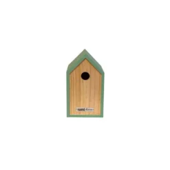 Nichoir moonk vert en bois 23 x 17 x H 20 cm