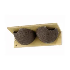 Nichoir pour hirondelles de fenêtre en béton de bois coloris marron Natures Market Santa Cruz – 38 x 16 x 11 cm