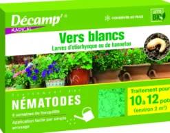 Nématodes contre vers blancs 10 plantes
