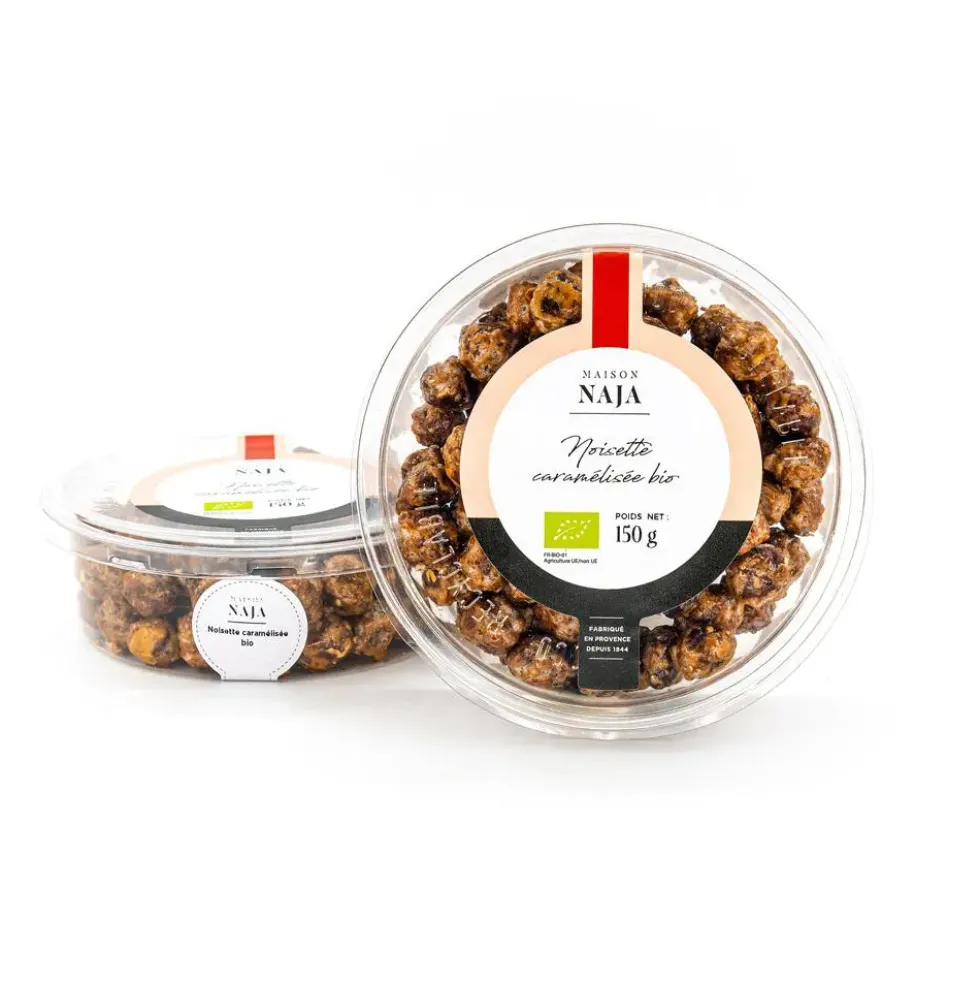 Noisettes caramélisées bio Maison Naja - 150 g