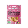 Noix de cajou bio grillées au curry Max&Méli - 125 g