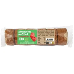 Nonnettes aux framboises bio Apidis 200gr