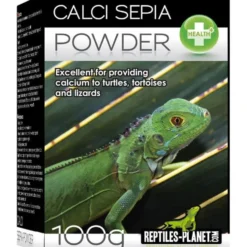 Os de seiche en poudre pour tortue, lézard, rongeur et oiseau Reptile Planet Calci Sepia Crushed - 100 g