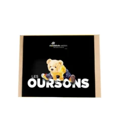 Oursons en guimauve enrobés de chocolat noir bio Chocolaterie Castelain - 150 g