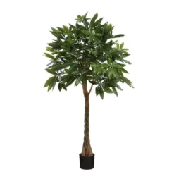 Pachira artificiel en pot Mica Décorations - Ø 50 cm x 120 cm