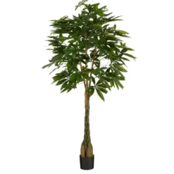 Pachira artificiel en pot Mica Décorations - Ø 65 cm x 150 cm