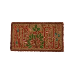 Paillasson en fibre de coco décor de Noël - 72 x 40 cm