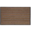 Paillasson en fibre de coco motifs traits taille L - 72,2 x 45,5 cm