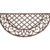 Paillasson grille demi-lune en fonte