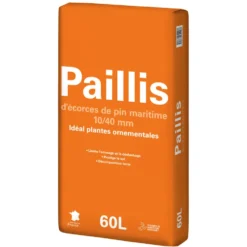 Paillis d'écorces pin maritime 10/40 mm - 60 L