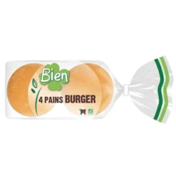 Pains burger bio en sachet bio Bien - 200g