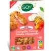 Pané crousti fondant courgette, poivron, tomate, mozzarella bio Soy – 2 x 80 g