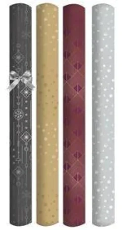 Papier cadeau métallisé Pictura