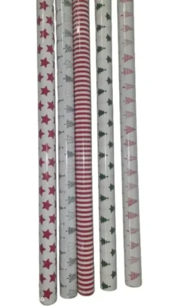 Papier cadeau multicolore Minimaliste en rouleau - 70 cm x 2 m