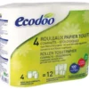Papier toilette 100% papier recyclé x 4 rouleaux