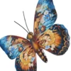 Papillon en métal multicolore Riviera décor A petit modèle - 23 cm