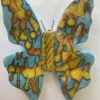 Papillon mural en faïence L’atelier des Cigales Ethnic moyen modèle - 16 x 14 cm