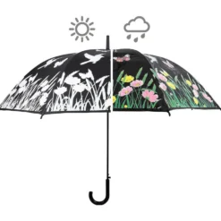Parapluie oiseaux couleur changeante Ø 116,5 x H 91,2 cm