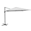 Parasol déporté rectangulaire coloris écru - 300 x 400 cm