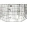 Parc pour chien en métal noir - 76 cm