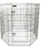 Parc pour chien en métal noir - 121 cm