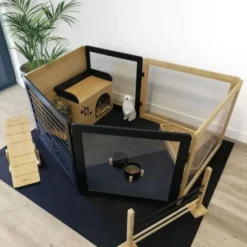 Parc pour lapin avec tapis de protection Hamiform Modul’Home