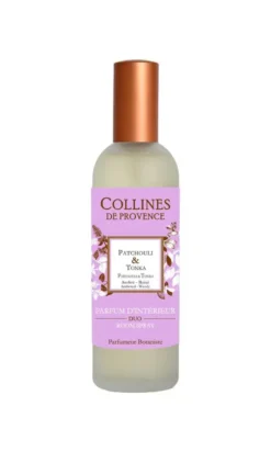 Parfum d’intérieur en flacon spray Collines de Provence Patchouli Tonka - 100 ml
