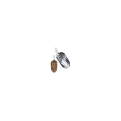 Pelle à grain en aluminium gris 600 ml