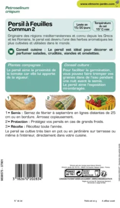 Persil Commun Vilmorin - graines à semer