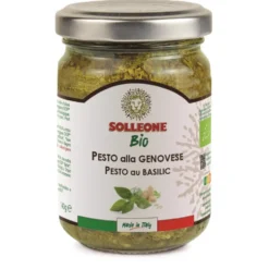 Pesto au basilic Solleone bio - 140 g